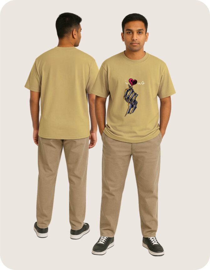 I♥us Printed Oversized T-Shirts
