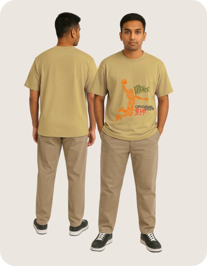 Basketball Printed Oversized T-Shirts