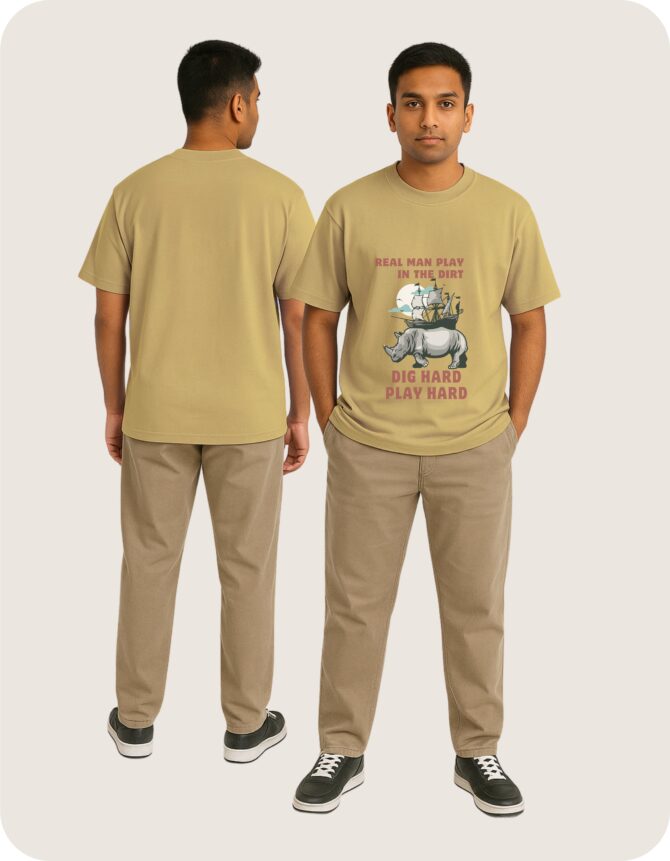 RinoShip Printed Oversized T-Shirts