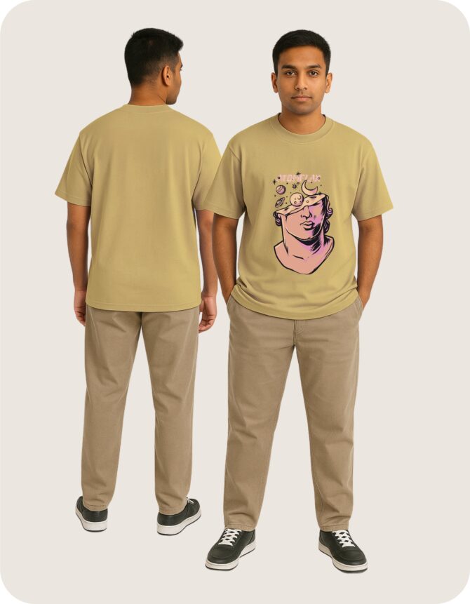 MindSpace Printed Oversized T-Shirts