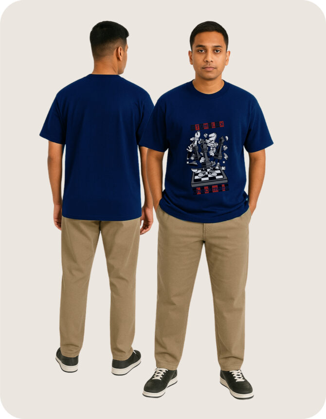 Checkmate Printed Roundneck T-Shirt (Colors)