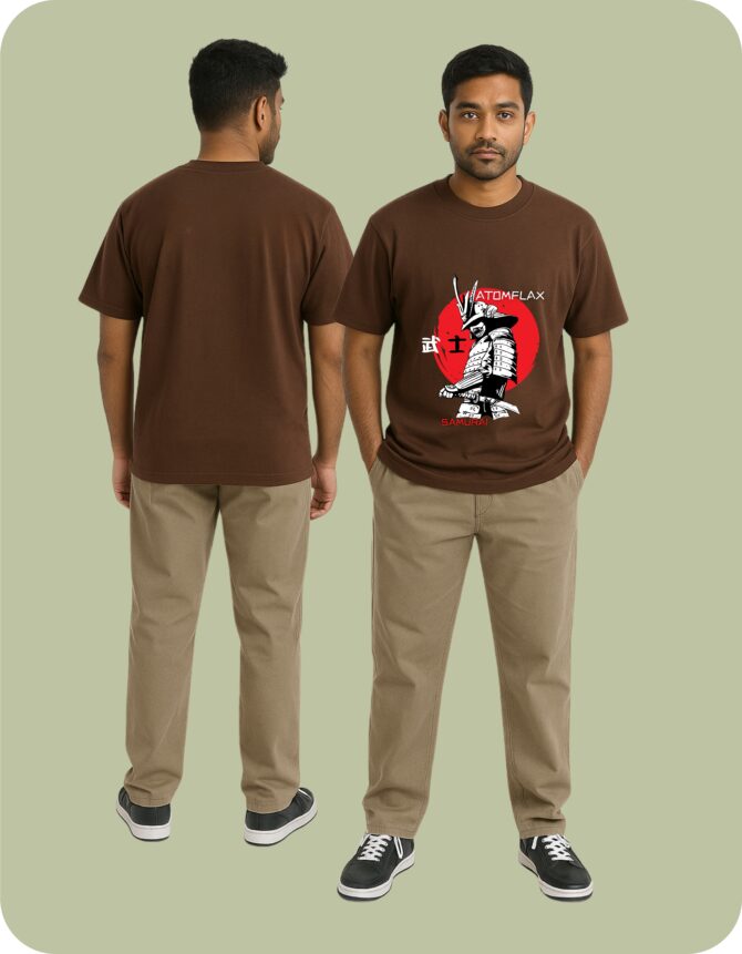 Samurai Printed Oversized T-Shirts