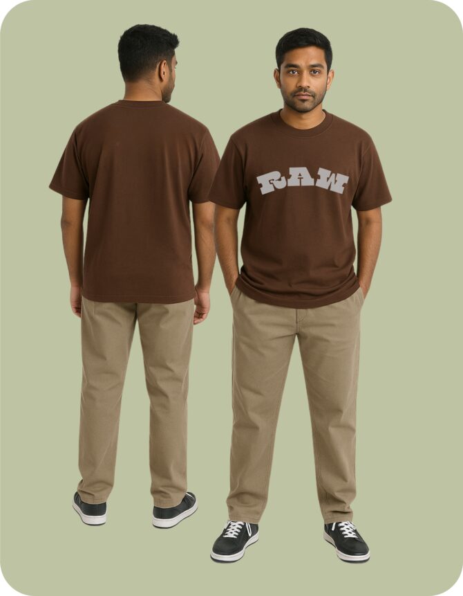 RAW Printed Oversized T-Shirts