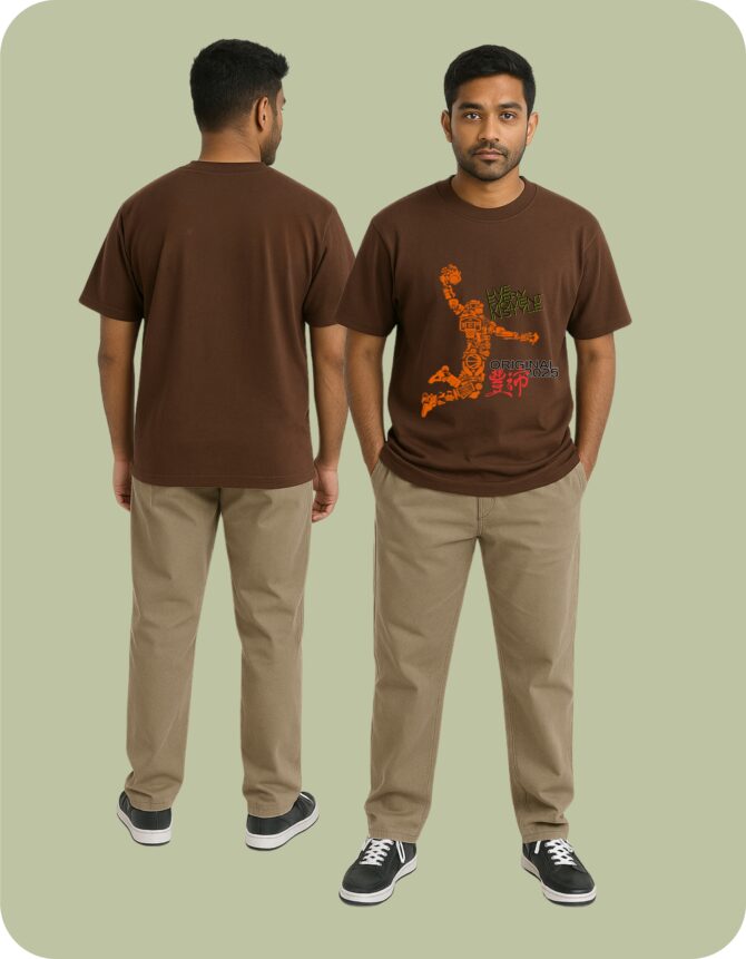 Basketball Printed Oversized T-Shirts