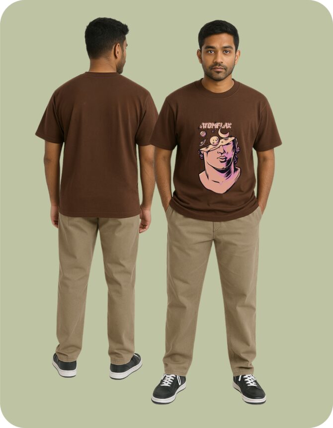 MindSpace Printed Oversized T-Shirts