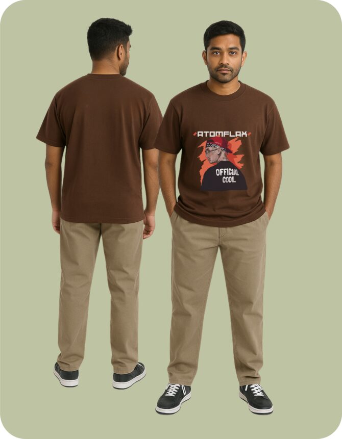 OfficalCool Printed Oversized T-Shirts
