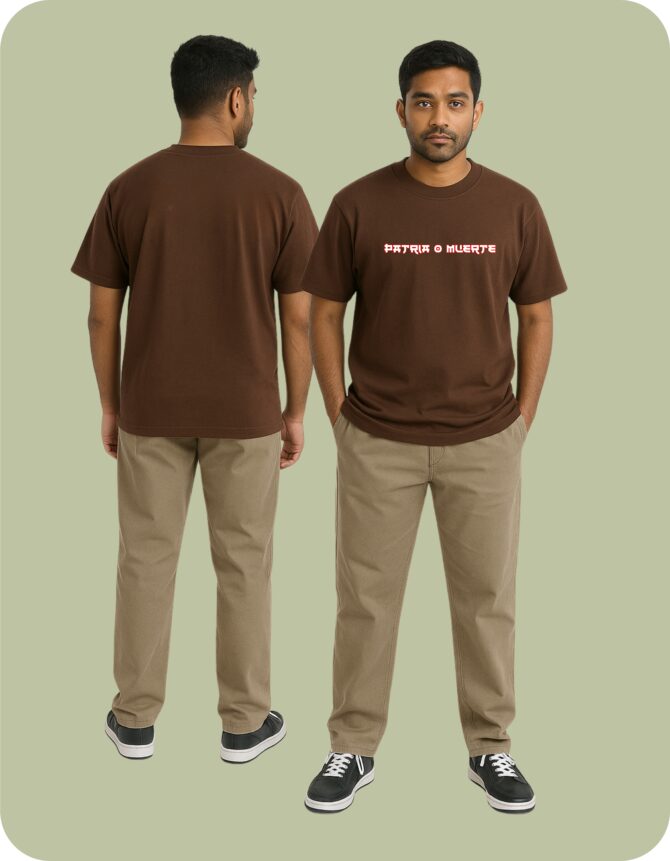 ^che (Homeland or Death) Printed Oversized T-Shirts