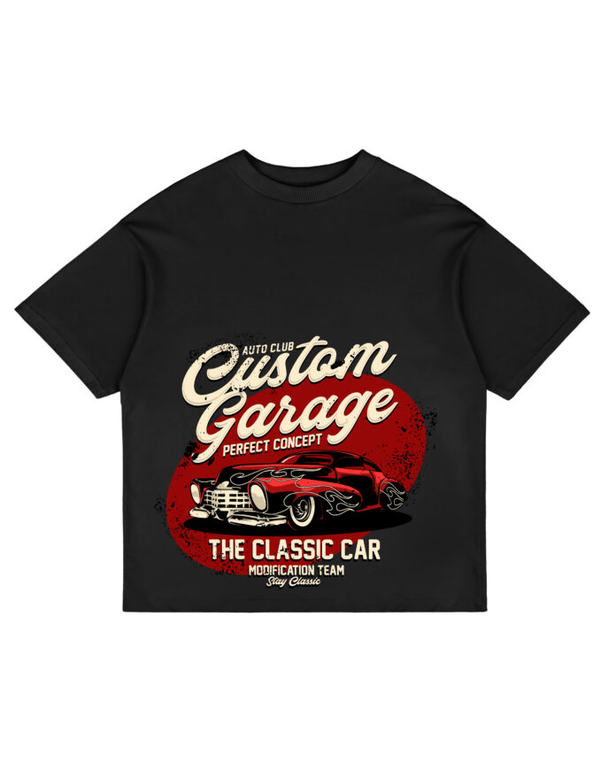 CustomGarage Printed Oversized T-Shirts