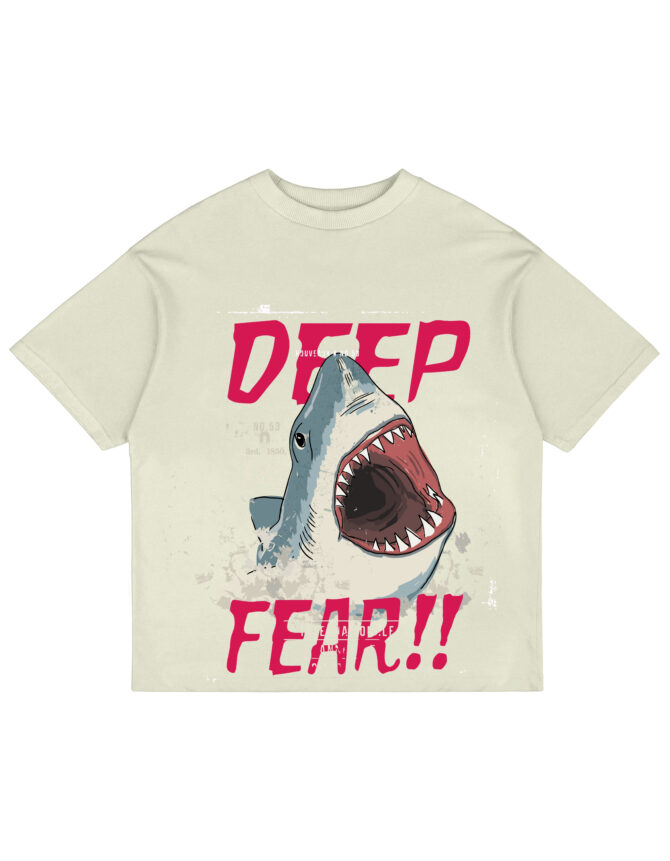 DeepFear!! Printed Oversized T-Shirts