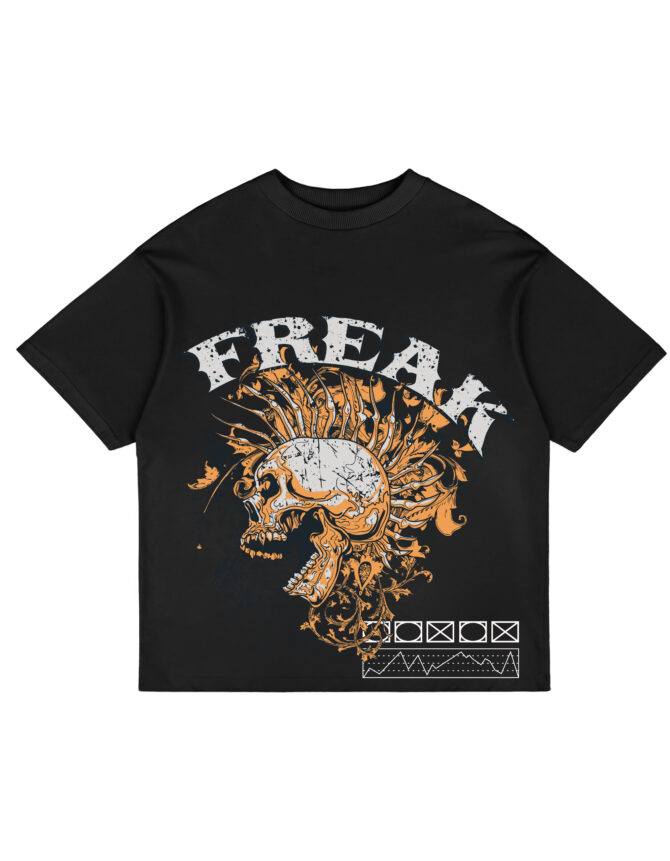 Freak Printed Oversized T-Shirts