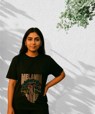 Melanin Printed Oversized T-Shirts