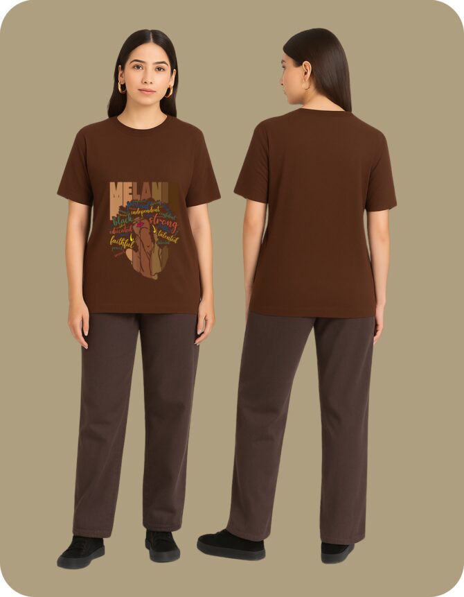 Melanin Printed Oversized T-Shirts
