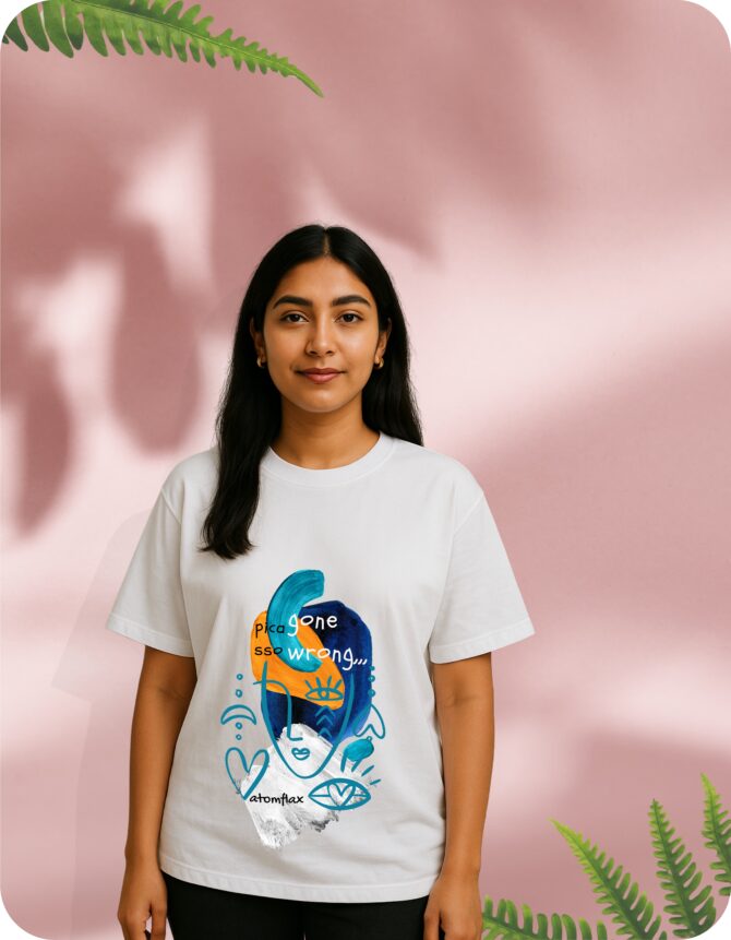 Picasso Printed Oversized T-Shirts