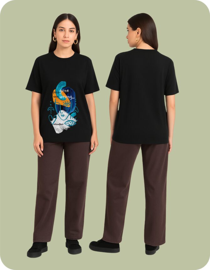 Picasso Printed Oversized T-Shirts