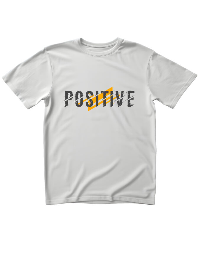 Positive Printed Roundneck T-Shirt (Colors)