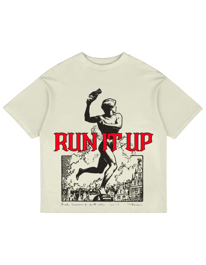 RunItUp Printed Oversized T-Shirts