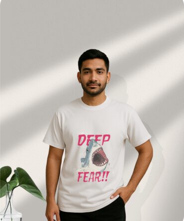 DeepFear!! Printed Oversized T-Shirts