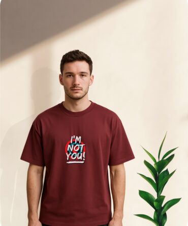 I'm not you! Printed Roundneck T-Shirt (Colors)